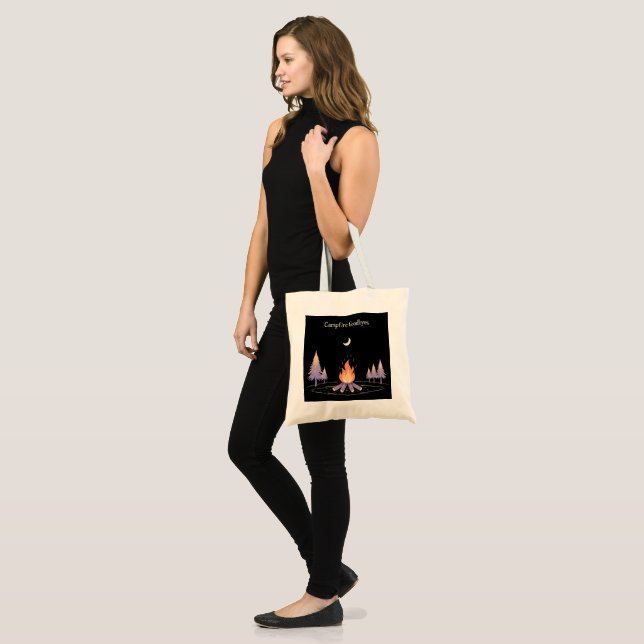 Bolsa Tote Estrelas & Faíscas: Um Último Adeus à Fogueira (Frente (modelo))