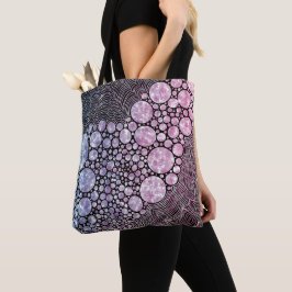 Bolsa Tote Estrelas ou círculos desenho abstrato