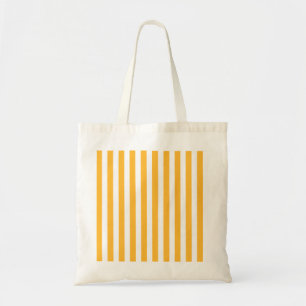 Bolsa Tote Estrias de doces, amarelas e brancas, ensolaradas
