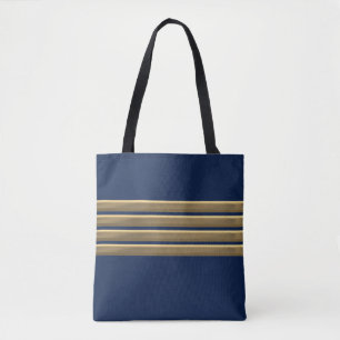 Bolsa Tote Estrias de ouro do Capitão