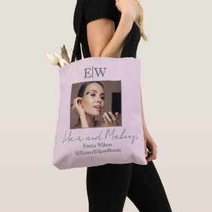 Bolsa Tote Estúdio de Fotografia e Beleza Blush Pink Monogram