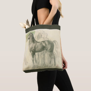 Bolsa Tote Estudo de um Cavalo por Edgar Degas, Vintage Fine