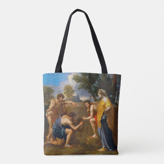 Bolsa Tote Et em Arcadia ego, Poussin (Verso)