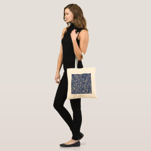 Bolsa Tote etiqueta dos Hieroglifos