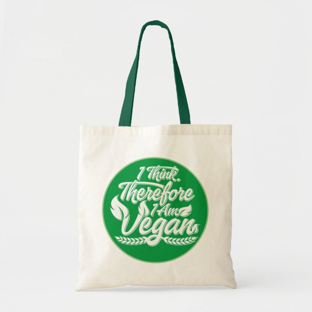 Bolsa Tote Eu Acho, Por Isso Sou Vegan (Frente)