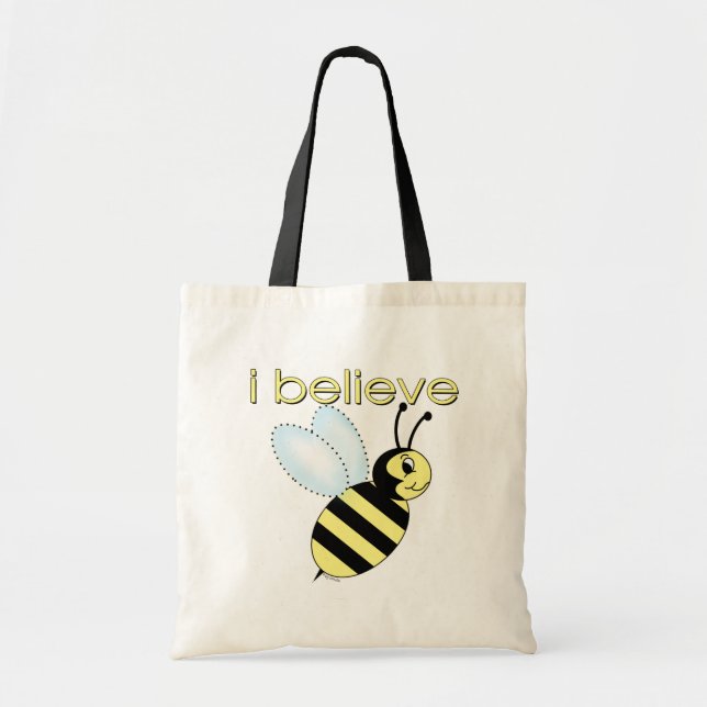 Bolsa Tote Eu acredito nas abelhas (Frente)