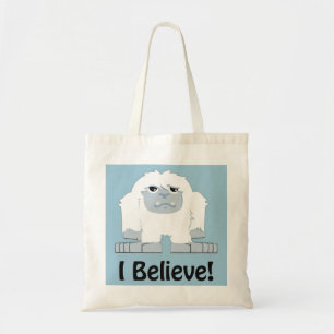 Bolsa Tote Eu acredito! Yeti bonito