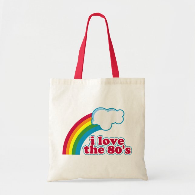 Bolsa Tote Eu Adoro A Bag Da anos 80 (Frente)