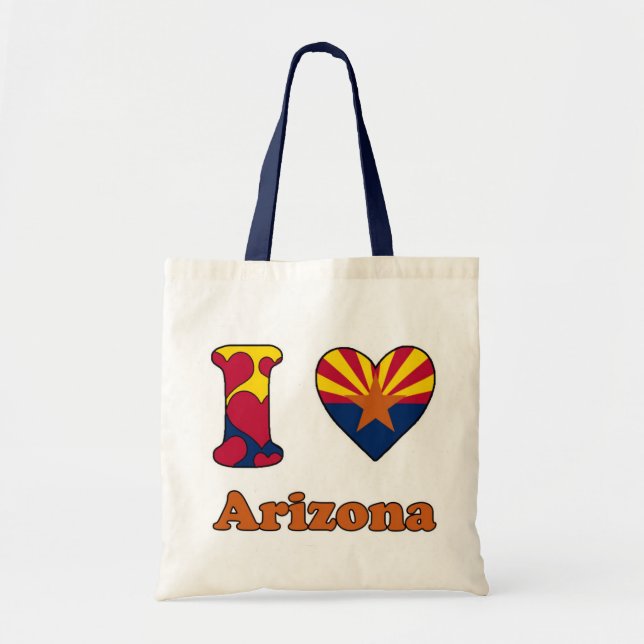 Bolsa Tote Eu adoro Arizona (Frente)