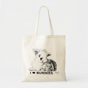 Bolsa Tote Eu Adoro Bunnies