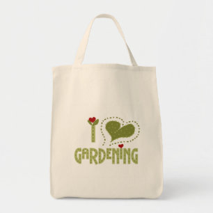 Bolsa Tote Eu adoro Camisetas e presentes de jardinagem