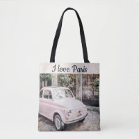 Eu Adoro Carro Rosa Da Rua Paris