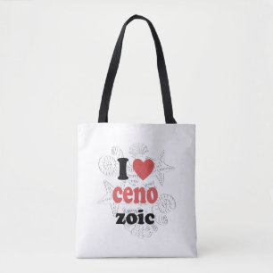 Bolsa Tote Eu adoro cenozoico, citação engraçada para cientis