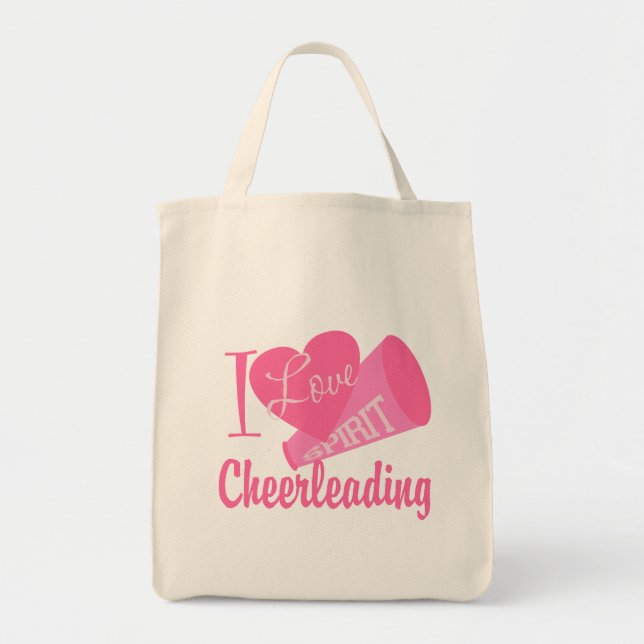 Bolsa Tote Eu Adoro Cheerhead (Frente)