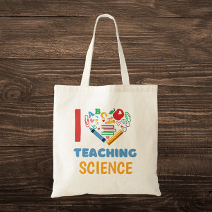 Bolsa Tote Eu Adoro Ensinar