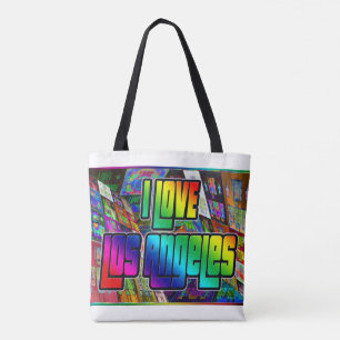 Bolsa Tote Eu adoro Los Angeles Twist Bag