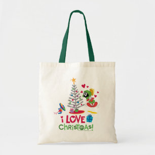 Bolsa Tote Eu adoro o Natal - MARVIN MARTIAN™