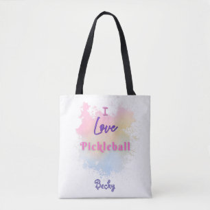Bolsa Tote Eu Adoro Pickleball