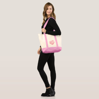 Bolsa Tote Eu adoro PINK