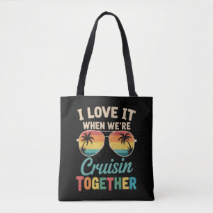 Bolsa Tote Eu Adoro Quando Estamos Cruzeiros Juntos Navio Cru