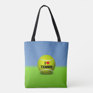 Bolsa Tote Eu adoro Tênis - tênis - grama