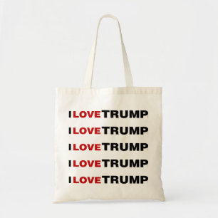 Bolsa Tote Eu Adoro Trump