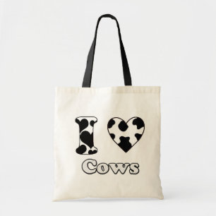 Bolsa Tote Eu adoro vacas