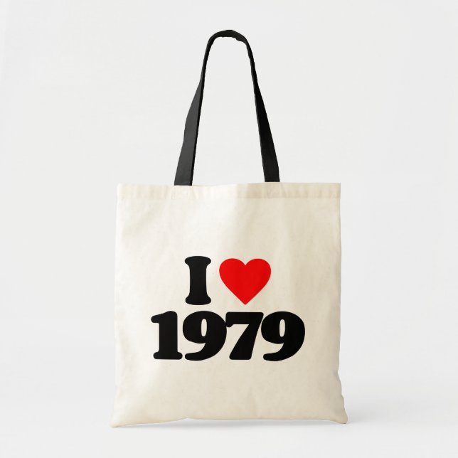 BOLSA TOTE EU AMO 1979 (Frente)