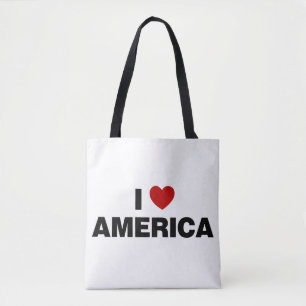 Bolsa Tote Eu amo a América