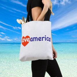 Bolsa Tote Eu Amo a América