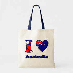 Bolsa Tote Eu amo a Austrália