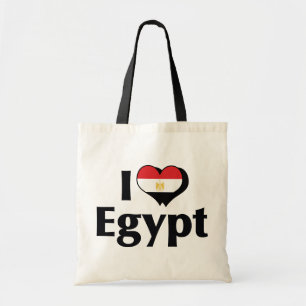 Bolsa Tote Eu Amo a Bandeira do Egito