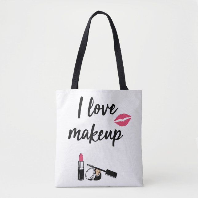 Bolsa Tote Eu amo a composição (Frente)