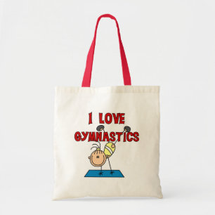 Bolsa Tote Eu amo a ginástica