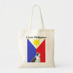 Bolsa Tote Eu amo a sacola de Filipinas