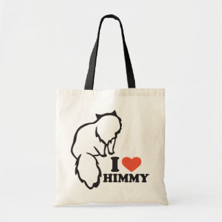 Bolsa Tote Eu amo a sacola de Himmy