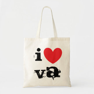 Bolsa Tote Eu amo a sacola do VA
