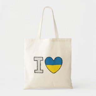 Bolsa Tote Eu amo a Ucrânia