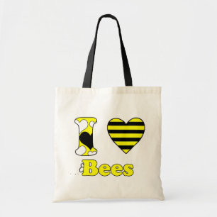 Bolsa Tote Eu amo abelhas
