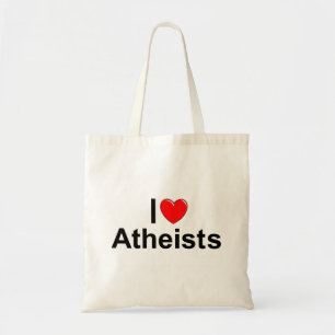 Bolsa Tote Eu amo ateus (do coração)