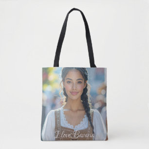 BOLSA TOTE EU AMO BAVIÈRA