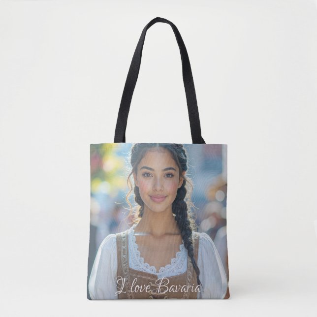 BOLSA TOTE EU AMO BAVIÈRA (Frente)