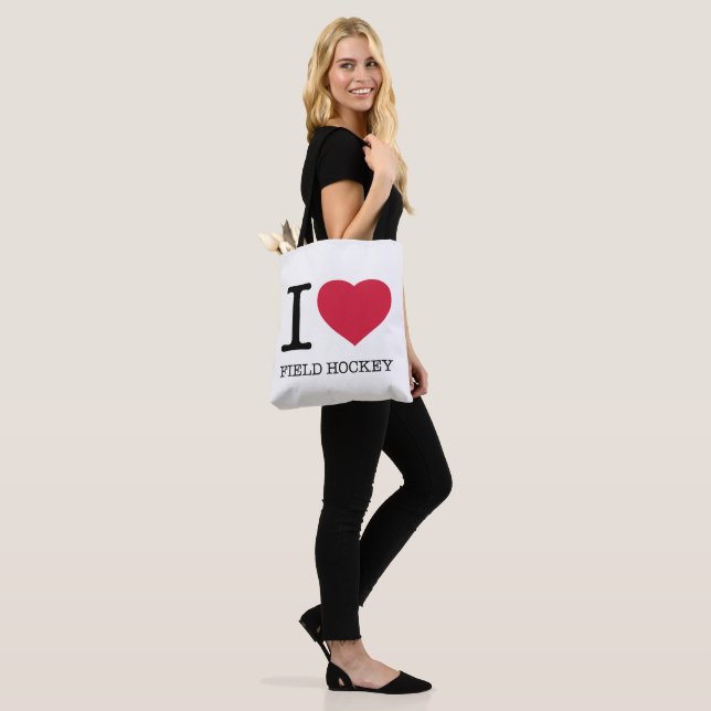BOLSA TOTE EU AMO CAMPO HOCKEY (No(a) Modelo)