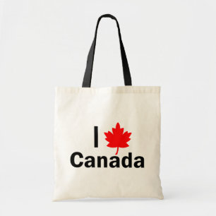 Bolsa Tote Eu amo Canadá