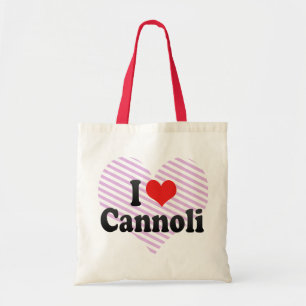Bolsa Tote Eu amo Cannoli
