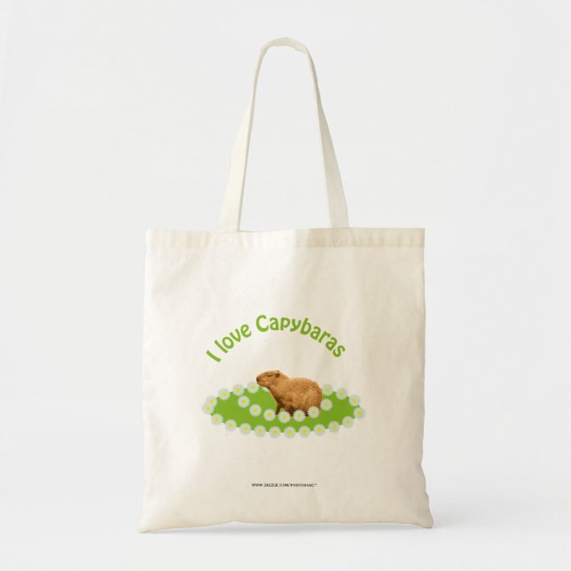 Bolsa Tote Eu amo Capivaras (Frente)