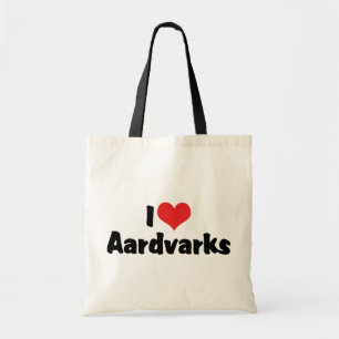 Bolsa Tote Eu Amo Cardíaco Aardvarks