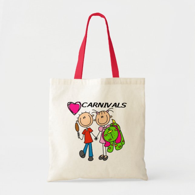 Bolsa Tote Eu amo carnavais (Frente)