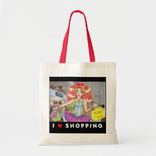 BOLSA TOTE EU AMO COMPRAR