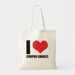 Bolsa Tote Eu amo Corpus Christi